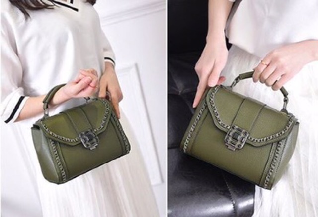 Túi hộp viền xích