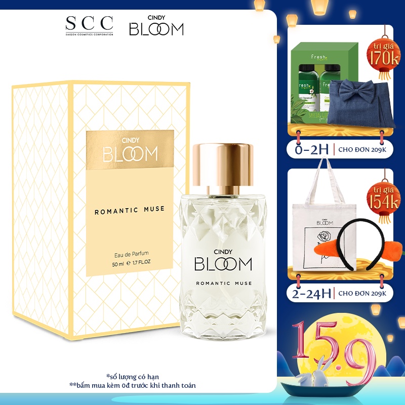 Nước hoa Cindy Bloom Romantic Muse 50ml chính hãng