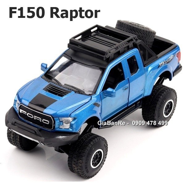 Xe Mô Hình Kim Loại Bán Tải Ford F150 Offroad Tỉ Lệ 1:32 - Vua Địa Hình - 9708