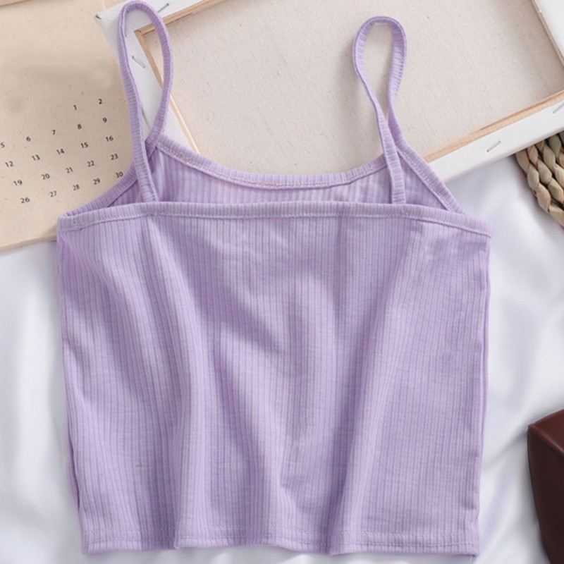 🌿 Áo 2 dây croptop thun tăm ulzzang 🔥