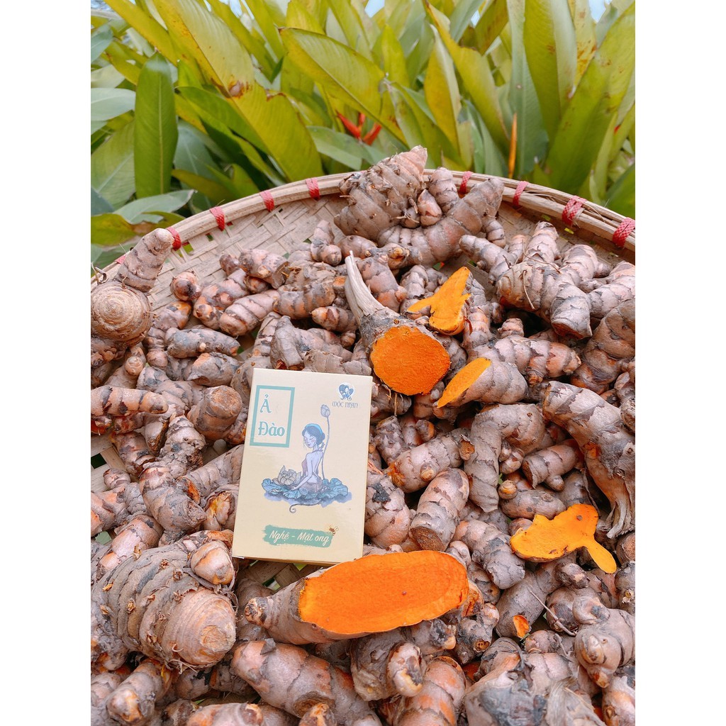 Xà bông Nghệ Soap ả đào Nghệ mật ong Mộc Nhan / Hỗ trợ dưỡng da khỏe tự nhiên | BigBuy360 - bigbuy360.vn