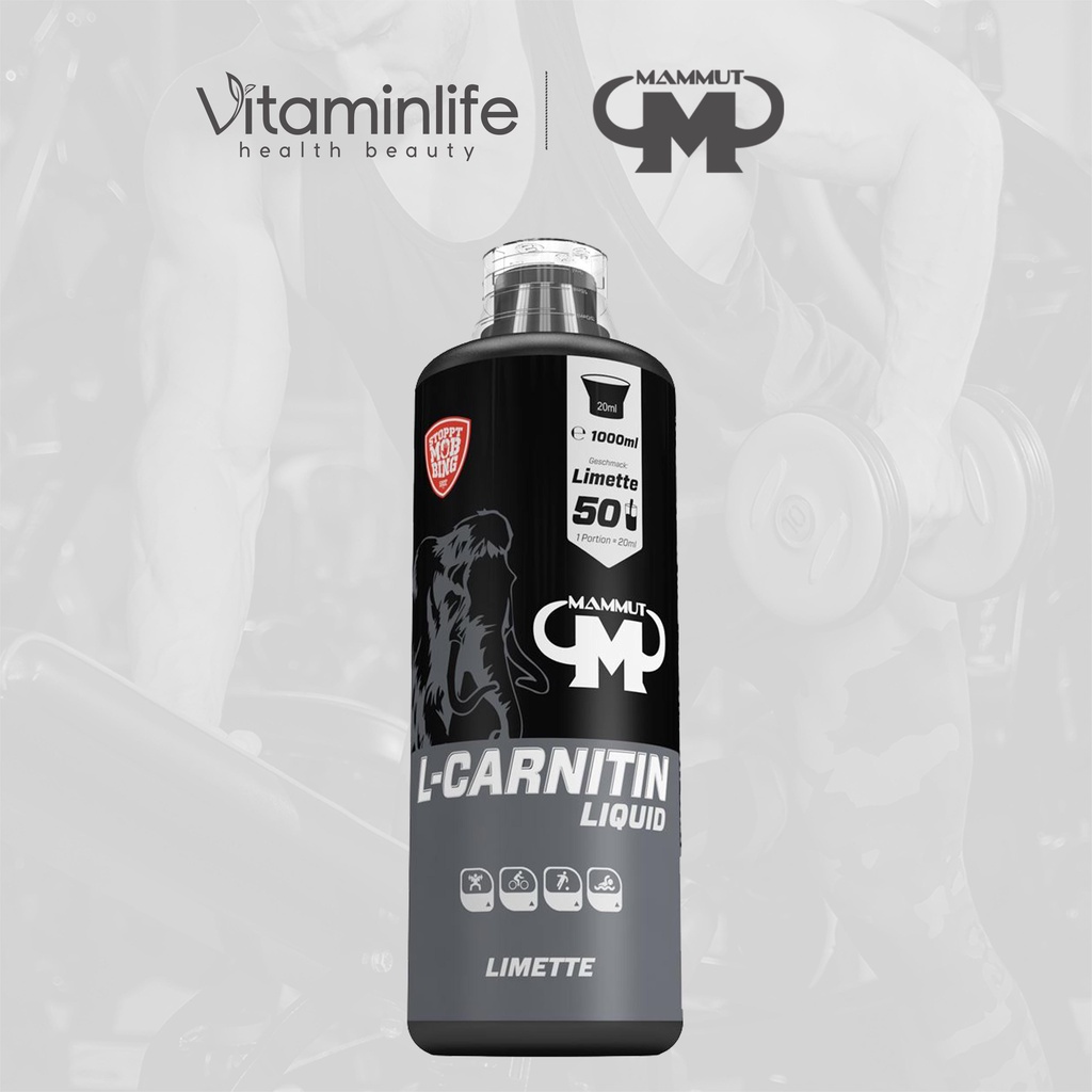 Nước uống bổ sung L-Carnitine Mammut Nutrition 1000ml