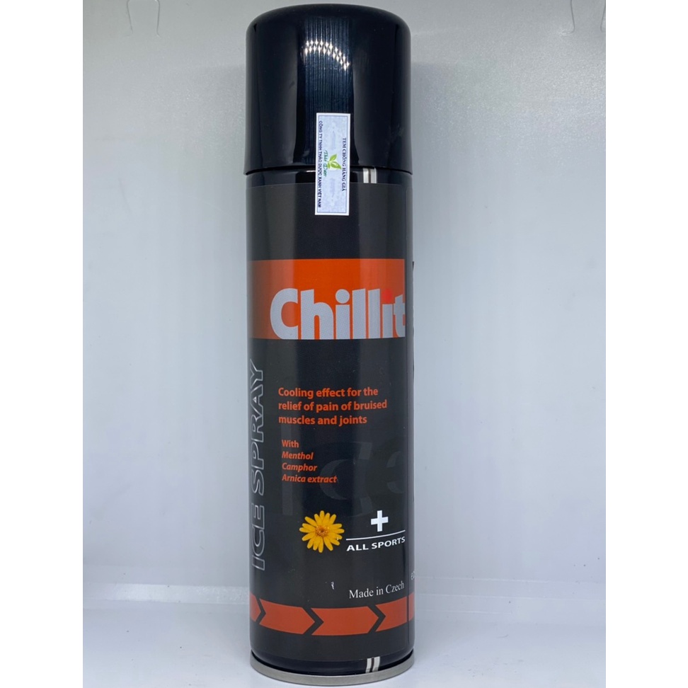 Bình Xịt Lạnh Chillit Giảm Đau Nhanh Hiệu Quả Tức Thì 250ml