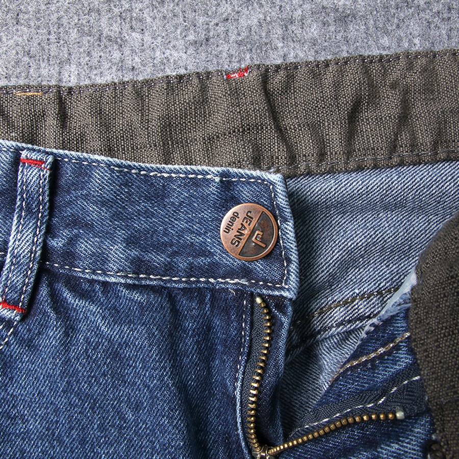 Quần short jean nam xanh đậm rách đẹp TS418 Tronshop