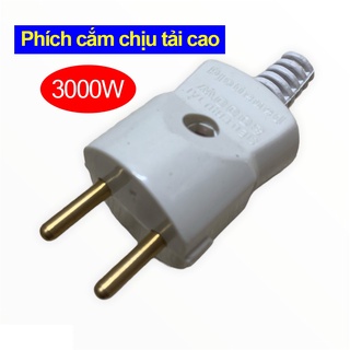 Phích cắm điện,Phít cắm chịu tải 3000W dùng cho các thiết bị điện công nghiệp.