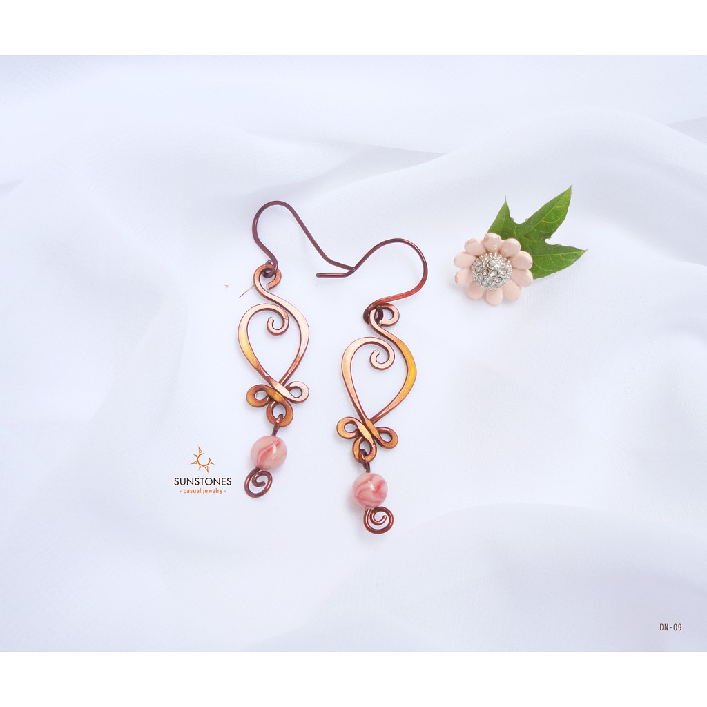 Bông tai bằng đồng & đất sét (PHIÊN BẢN GIỚI HẠN - Xem mã SP ở góc phải bên dưới ảnh)