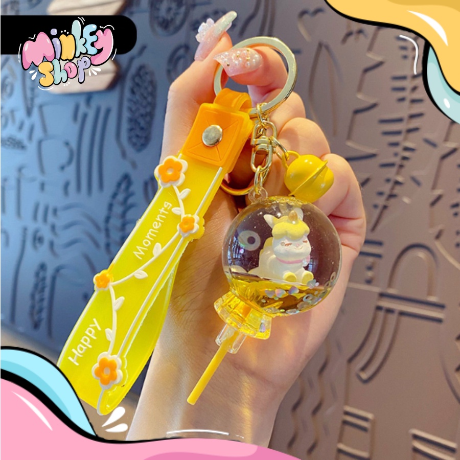 Móc Khóa Đẹp Hình Kẹo Mút Cute phụ kiện Túi Xách dễ thương -Minkey