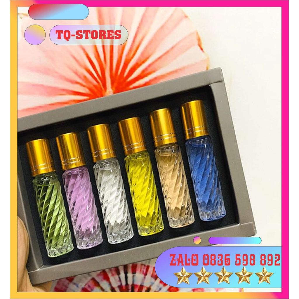 Set 6 Chai Nước Hoa Tháp Mini Hương Thơm Pháp Quyến Rũ, Cá Tính