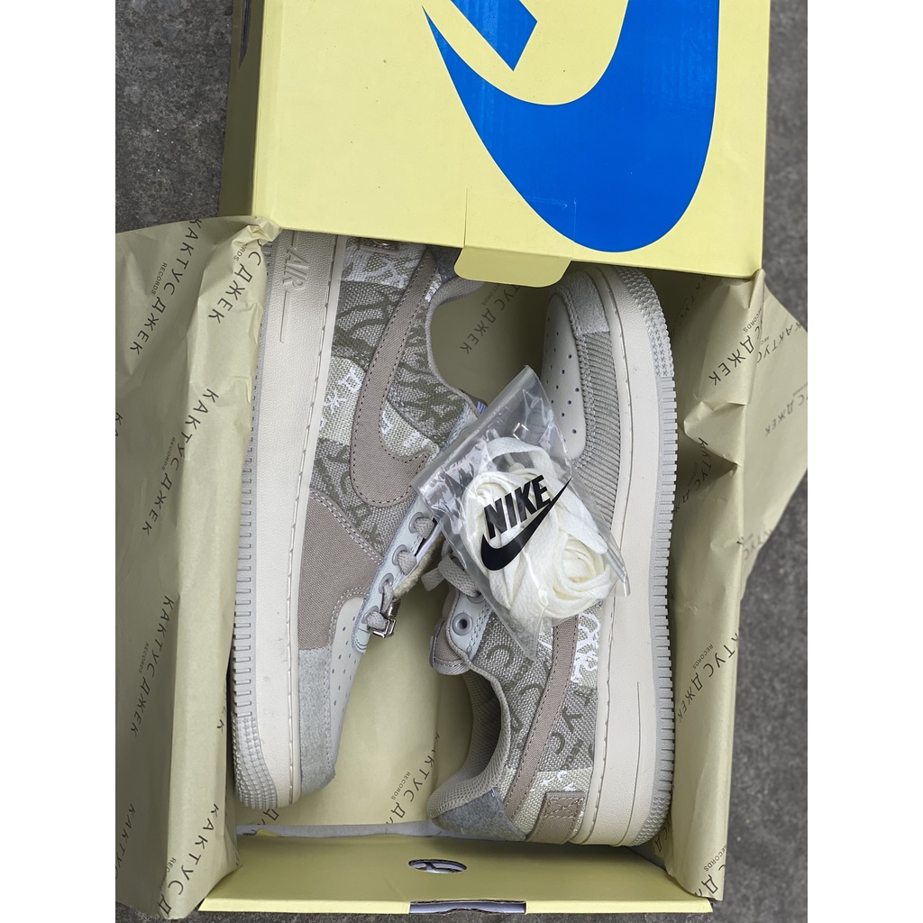 [HÀNG FULL BOX + BILL] Giày Thể Thao/ Sneaker Nam Nữ AF1 Travis Scott Grey White Trắng Xám Bản Trung Cao Cấp | BigBuy360 - bigbuy360.vn