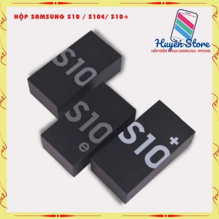 Vỏ hộp đựng cho samsung galaxy S10 / S10plus dùng làm máy Fullbox để tặng quà