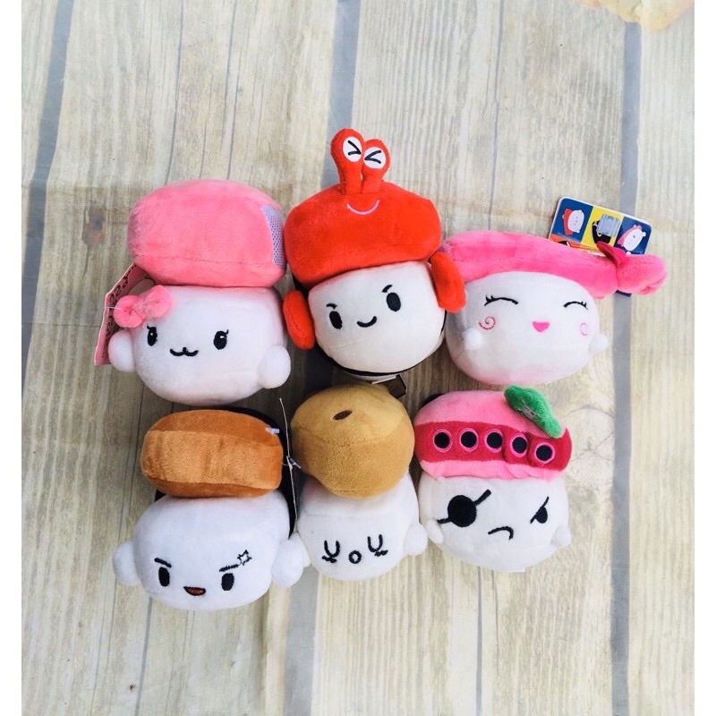 W2]Gấu bông móc khóa bánh susi,tsum,sumiko