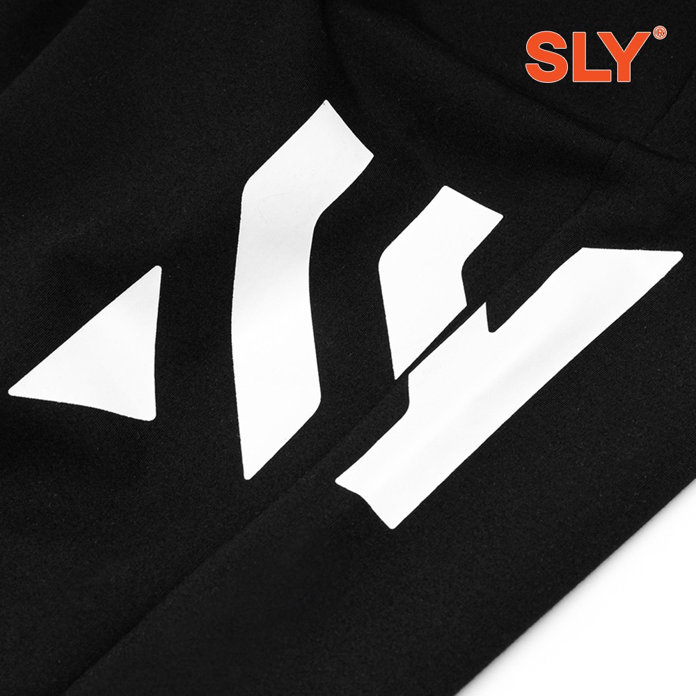 Quần Vải PICIGEN SLY Logo màu Đen