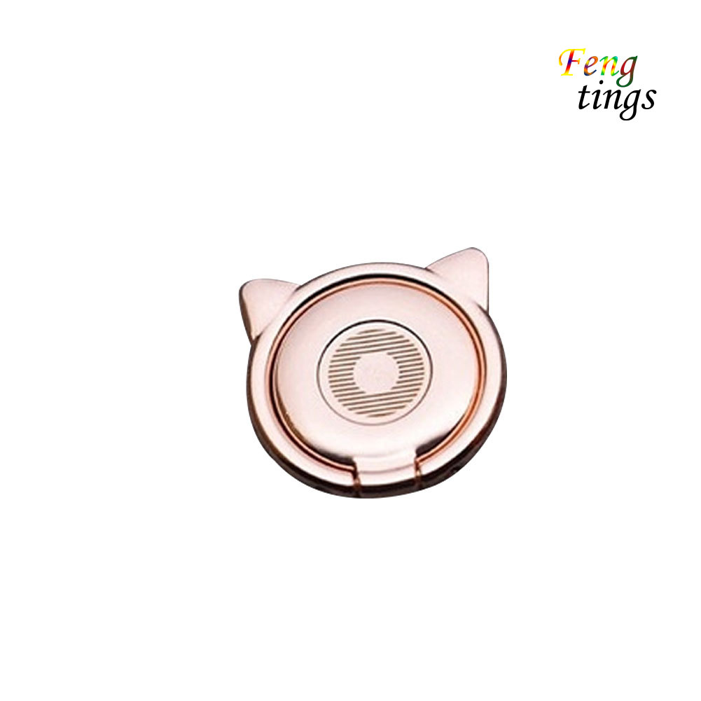 Vòng Khuyên Đỡ Điện Thoại Hình Tai Mèo Đáng Yêu