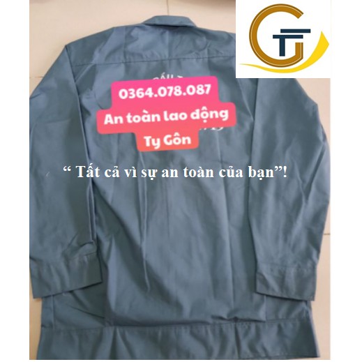 ÁO BẢO HỘ MÀU XÁM