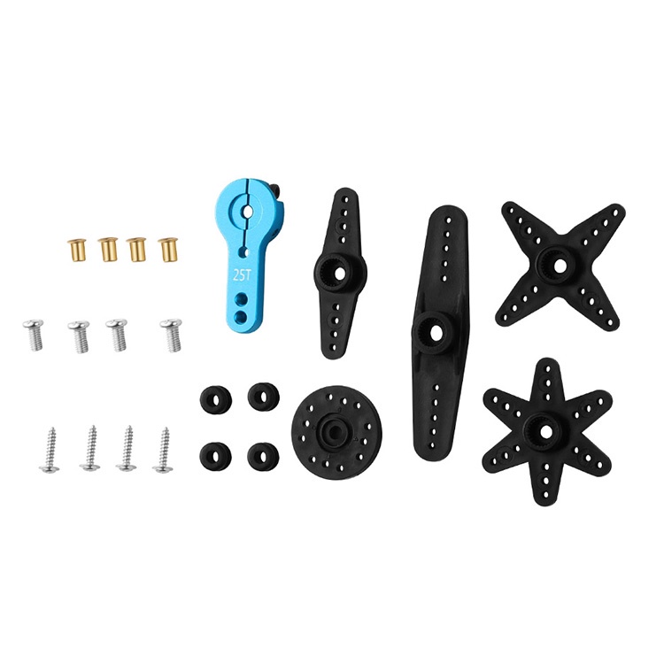 Động Cơ Servo 20KG 25KG 30kg 35kg 180 360 Độ Bằng Hợp Kim Nhôm Cho Xe Hơi Điều Khiển Từ Xa