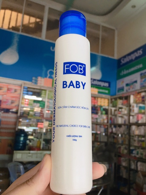 Sữa tắm FOB baby -  Sữa tắm chống rôm sẩy, dị ứng, hăm, nổi mẩn cho bé