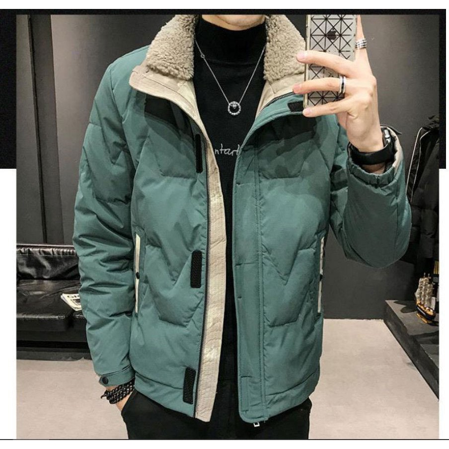 Áo KHoác Phao Nam Áo Phao Nam Lót Lông Phong Cách Hàn Quốc | BigBuy360 - bigbuy360.vn