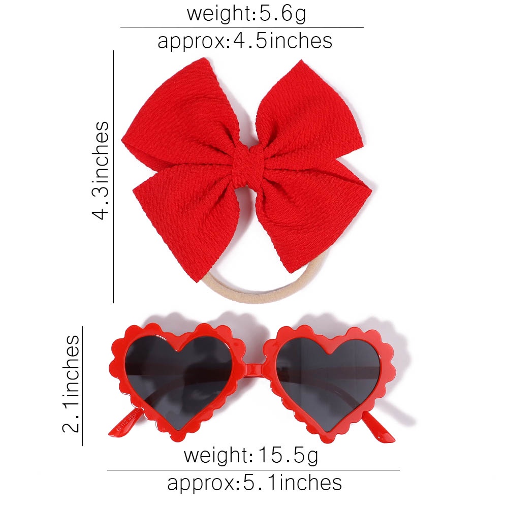 KIDSBOWS Set 2 Băng Đô Nơ Màu Sắc Xinh Xắn Cho Bé Gái
