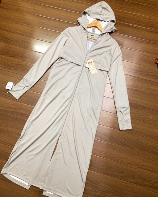 Áo chống nắng dáng dài muji chất bao phê | BigBuy360 - bigbuy360.vn