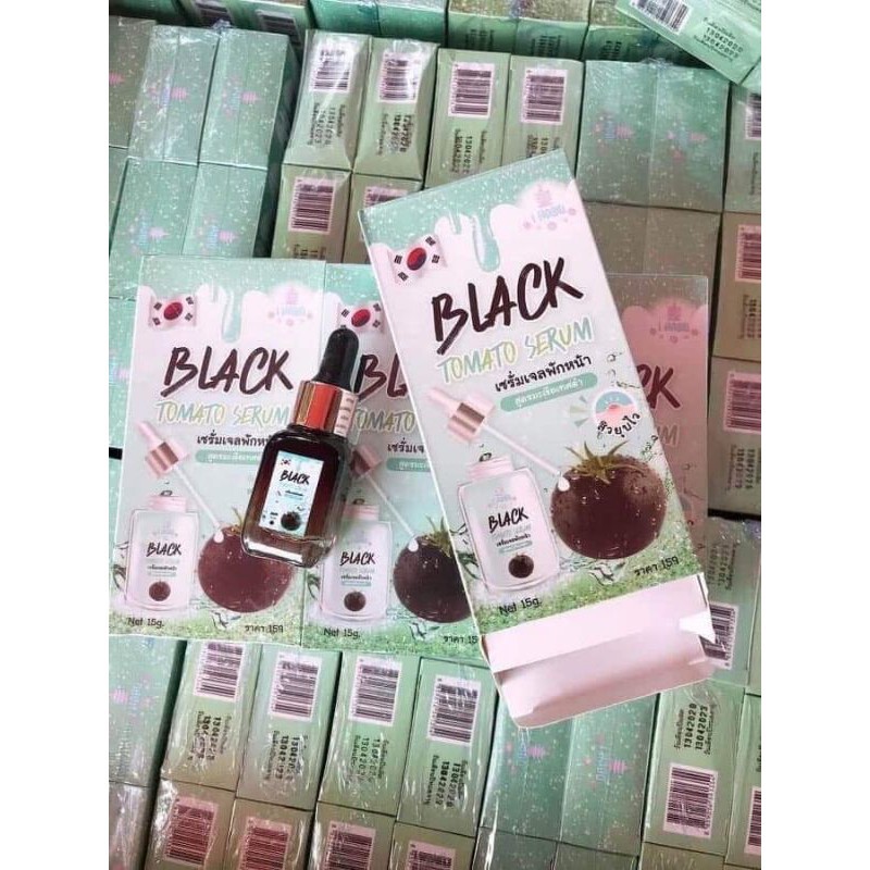 [Thái Lan] Serum mụn làm trắng mờ sẹo căng bóng da BLACK Tomato Serum