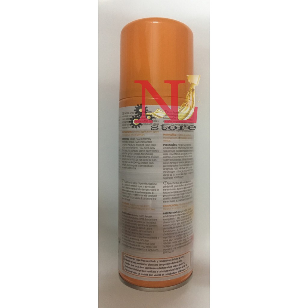 xịt bôi trơn sên repsol 400 ml