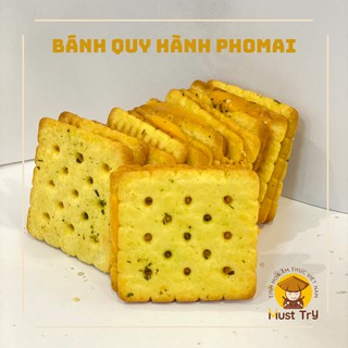 Bánh Quy Hành Kẹp Phô Mai thơm ngon, béo ngậy Must TrY