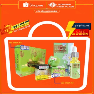 { Kèm Serum 20ml } COM BO CHUYÊN SÂU - Tri Nám Tàn Nhang Đồi Mồi Hoa Việt