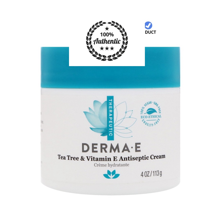 Freeship Kem dưỡng cho da mụn Derma E Tea Tree and Vitamin E Antiseptic Cream chính hãng