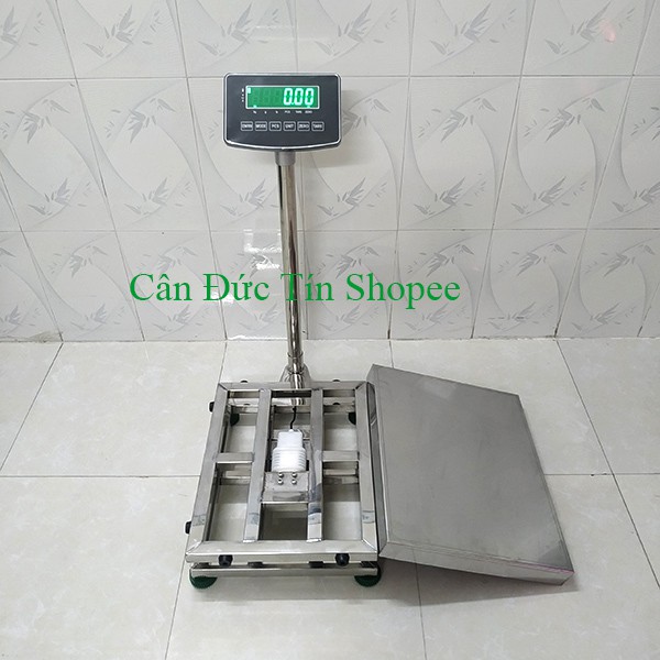 Cân điện tử thuỷ hải sản chống nước Inox 100kg 150kg 200kg 250kg 300kg Khung cân Inox chống rỉ sét kích thước c