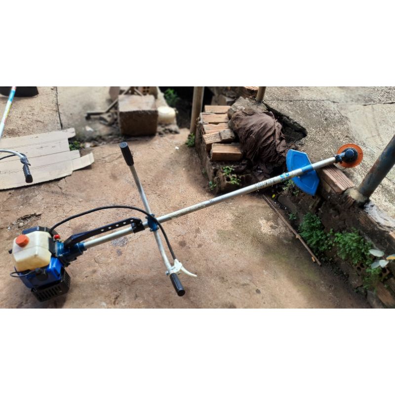 Máy cắt cỏ nhật bãi || robin 411 || 411 || piston 40mm 41cc