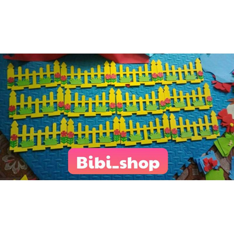 1 bộ 4 cái hàng rào lắp ghép mầm non