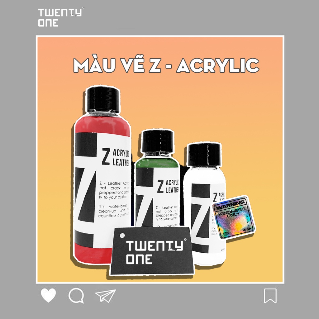Màu Custom Z - Acrylic Leather Paint ( Sơn Custom )