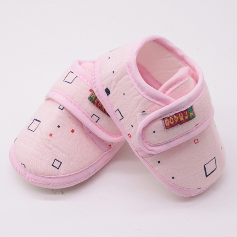 Giày vải cotton chống trượt in họa tiết xinh xắn thời trang năng động cho trẻ nhỏ