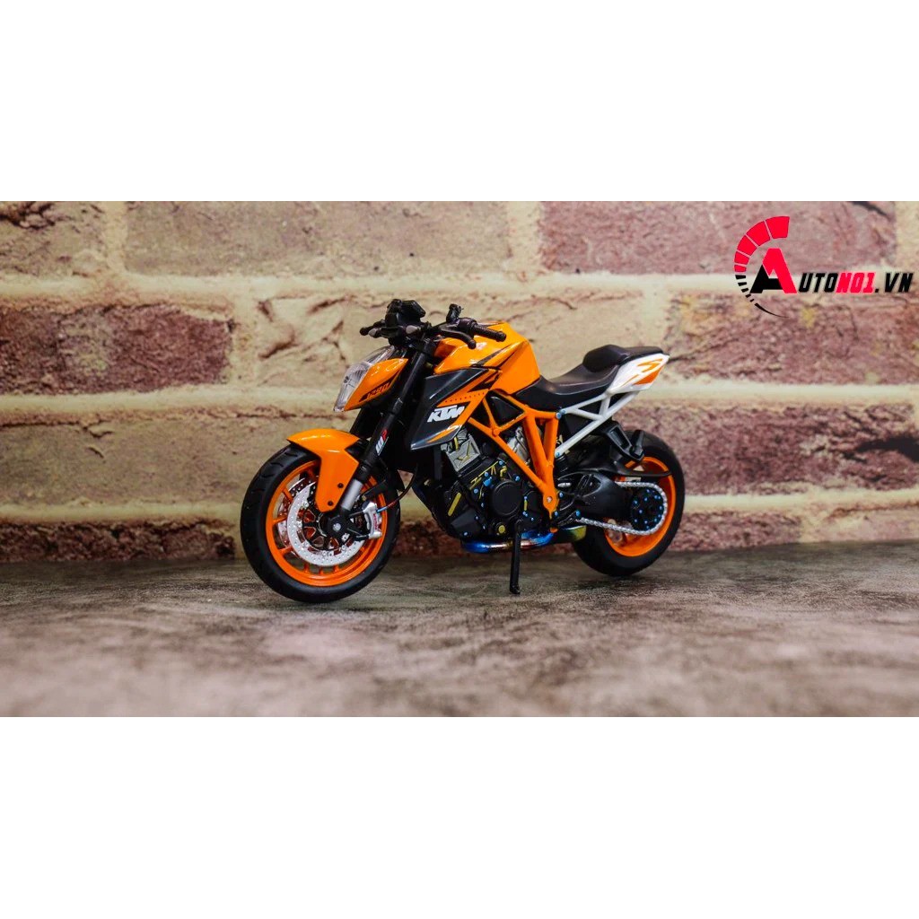 MÔ HÌNH XE KTM DUKE 1290 ĐỘ MÂM - PÔ KIM LOẠI AUTONO1 D156