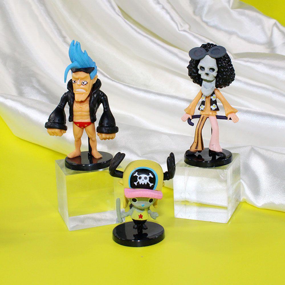 Bộ 6 Mô Hình Nhân Vật Luffy Đồ Chơi Cho Trẻ Em