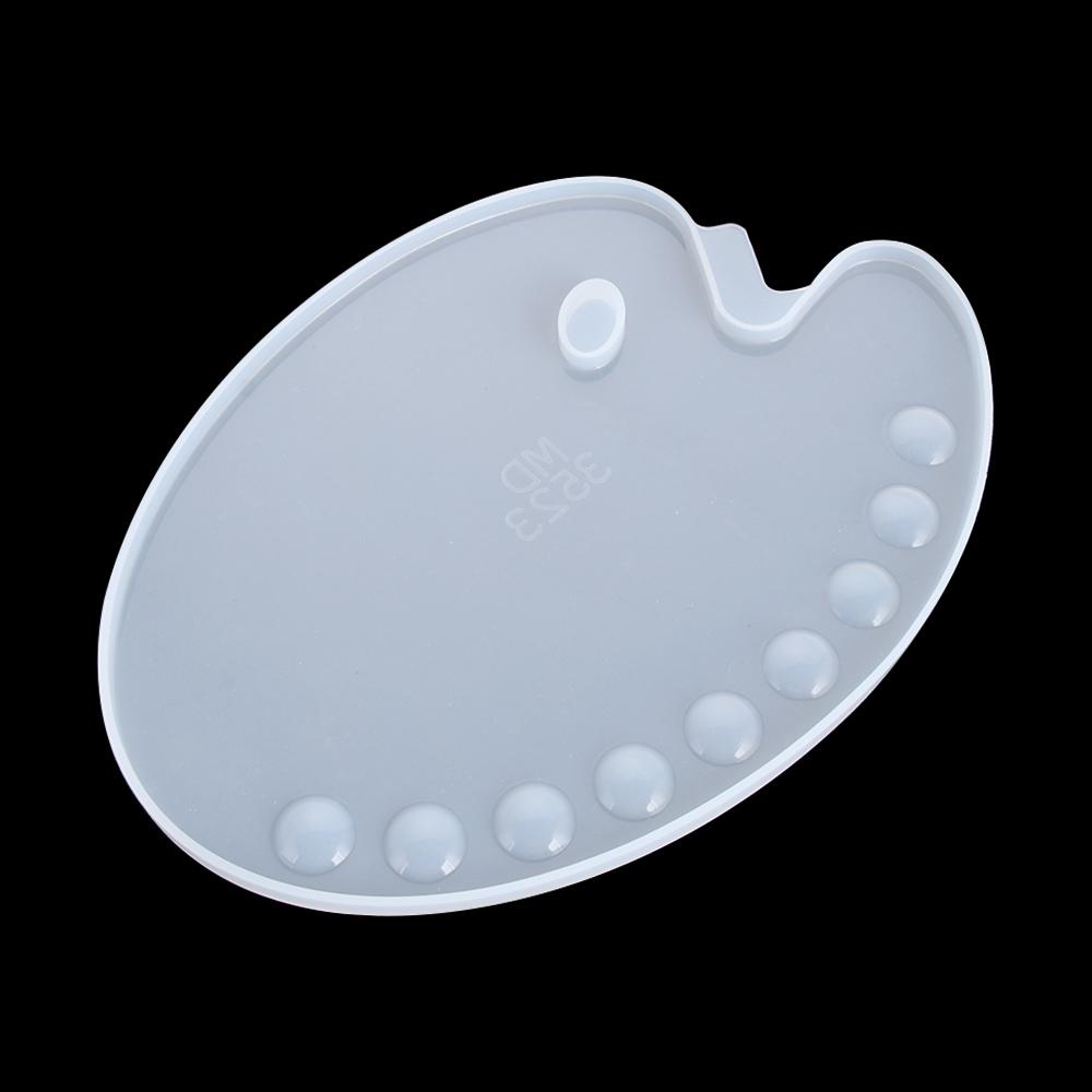 Khuôn Silicone Làm Bảng Pha Màu Thủ Công DIY