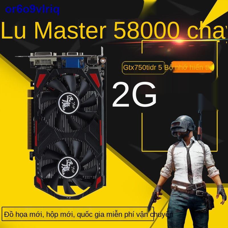 □▽Card đồ họa Xunmo GTX960 màn hình độc lập 4G 750Ti card đồ họa game chọi gà 950 máy tính để bàn tương thích 2G độc lập