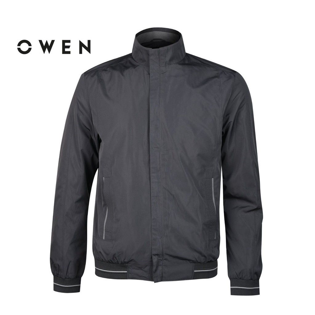 OWEN - Áo khoác gió nam 2 lớp màu xÁM 22060 - Áo khoác gió thể thao . . new
