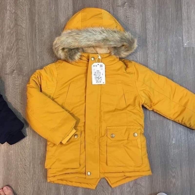 ÁO PARKA CỔ LÔNG SIÊU ẤM CHO BÉ (PK01)