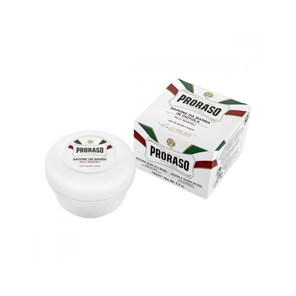 Xà phòng cạo râu Proraso White Shaving Soap in a Bowl 150ml