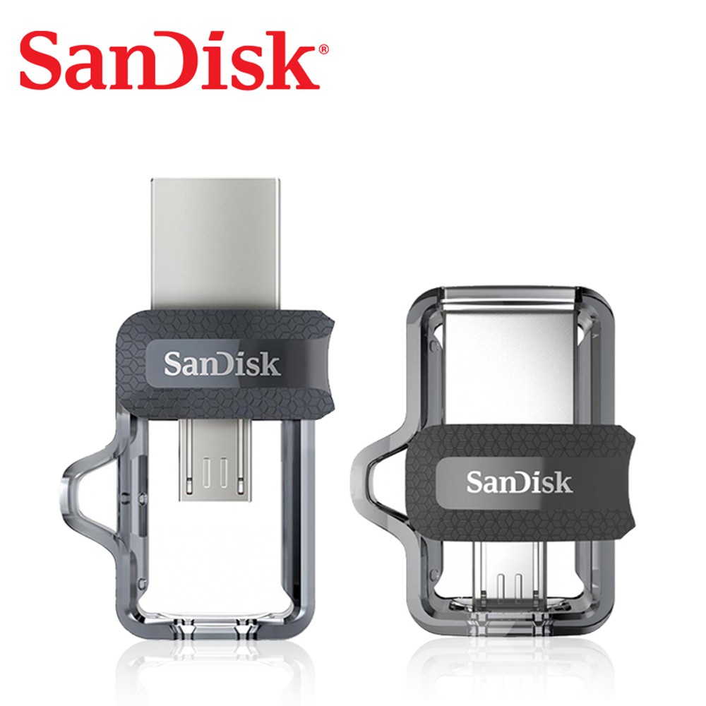 Ổ Cứng Ngoài Sandisk Ultra Dual Drive M3.0 128gb Usb 3.0 Otg Đen