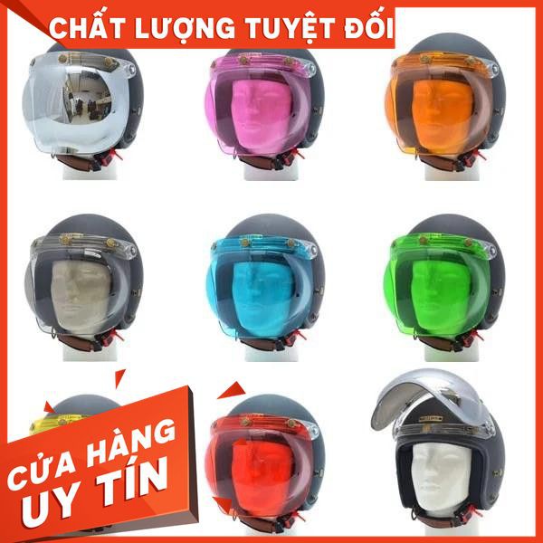 [ CHÍNH HÃNG] KÍNH CHẮN BULLDOG BUBBLE DẠNG BẦU - SPID.VN(KHÔNG BAO GỒM MŨ)- KÈM QUÀ TẶNG