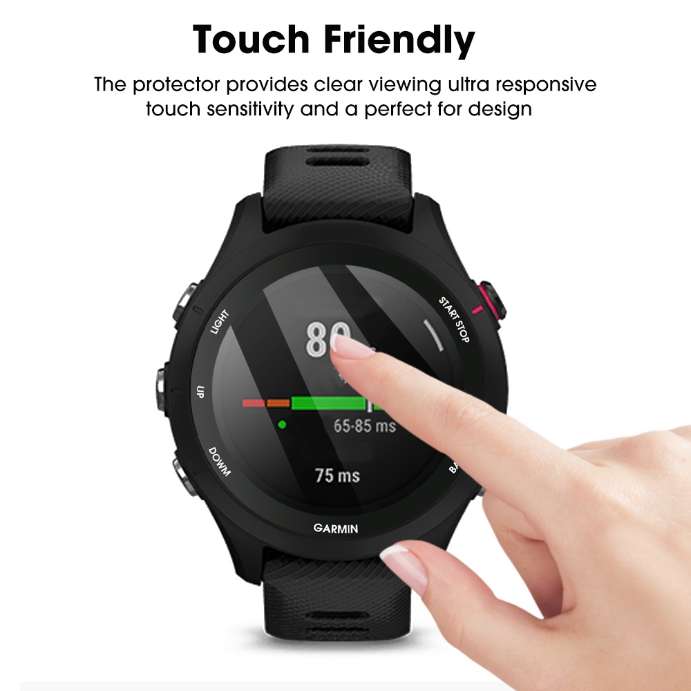 Kính Cường Lực 5D Chống Trầy Bảo Vệ Màn Hình HD Cho Garmin Forerunner 255S /