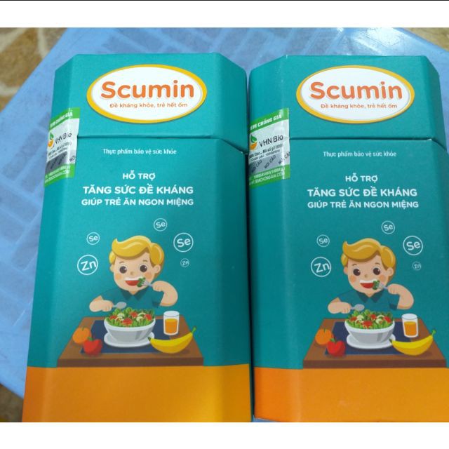 [ Quà Tặng Hấp Dẫn ] Scumin - Đề Kháng Khỏe Trẻ Hết Ốm Hộp 20 gói | BigBuy360 - bigbuy360.vn
