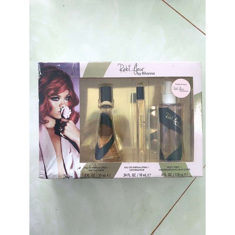 set nước hoa 3 món reb'l fleur by rihanna USA