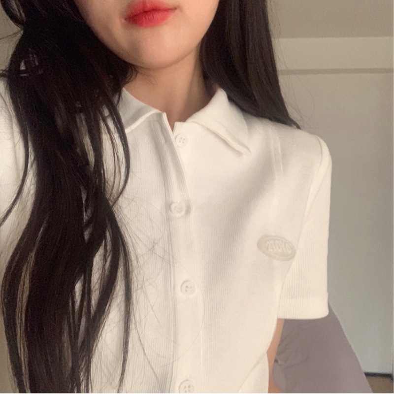 Đầm polo PERTY dáng rộng phong cách Hàn Quốc thời trang mùa hè năng động dành cho học sinh nữ