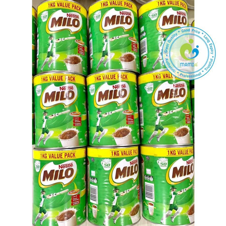 Sữa Nestle Milo, Úc (1kg) bổ sung dưỡng chất tăng chiều cao, miễn dịch, phát triển trí não cho bé từ 2 tuổi và người lớn