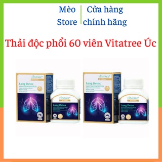 Bổ phổi, thải độc phổi Vitatree lung detox 60 viên của Úc
