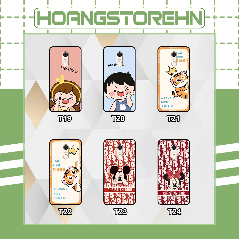 Ốp Xiaomi Redmi Note 4/ Note 4x / Redmi 5 / Redmi 5 Plus in hình mickey, hổ, kingtiger siêu rẻ T19 - T24