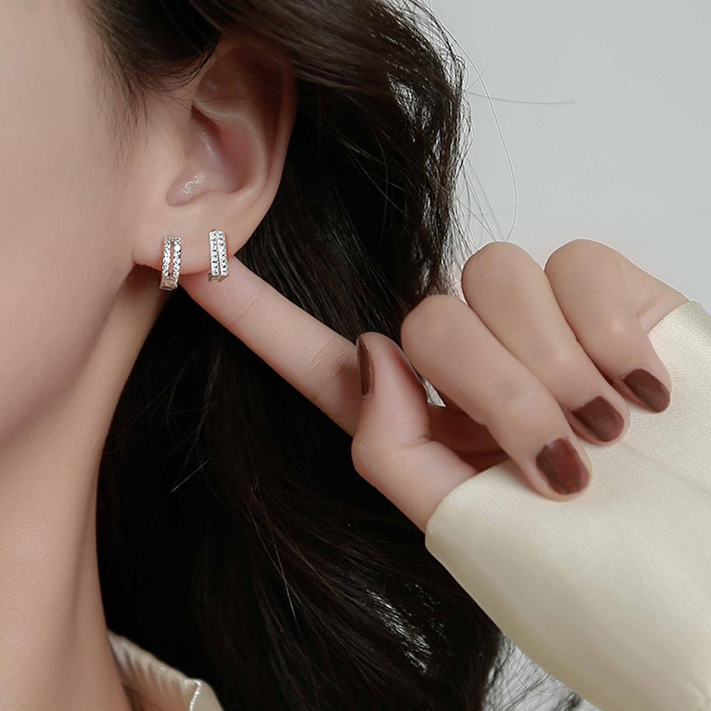 Bông Tai Hình Vuông Bằng Đồng Thiết Kế Tinh Tế Thời Trang Cho Nữ
